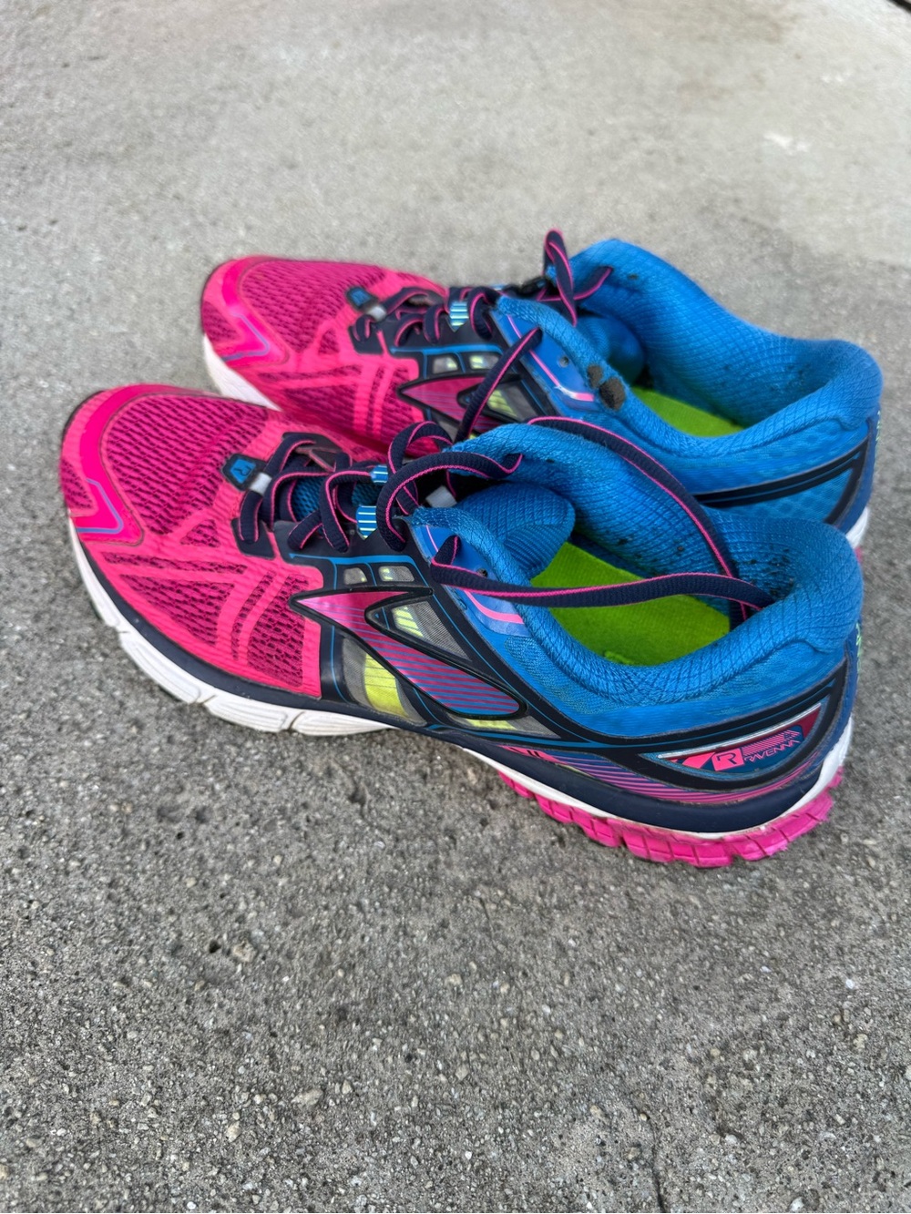 Women’s Athletic Running Sneakers - Pink and Blue